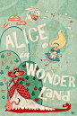 Alice in Wonderland Lit Poster 12x18 - Etsy