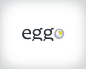 一组以鸡蛋为元素的logo