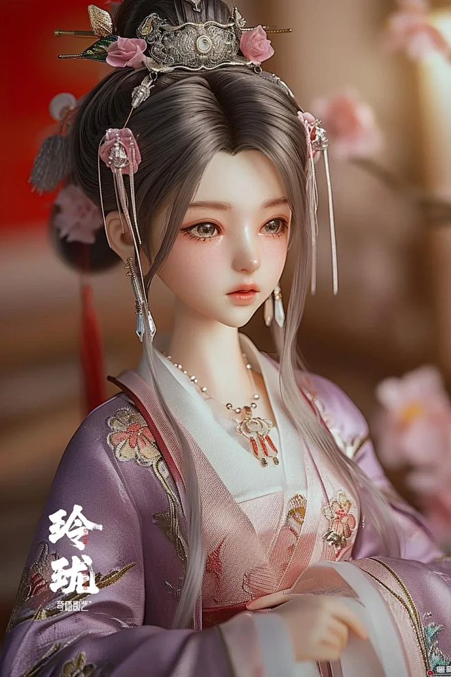 【AIGC研究猿】中国风BJD人偶 球形...
