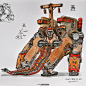 原画设计_奥地利概念设计师Sheng Lam作品集 100P 汉字 机器人,CG窝