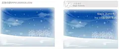 乡村雪景手绘背景画AI|背景画|风景画|矢量素材|矢量图形|手绘画|手绘图形|水彩画|图形设计|图形图标