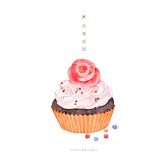 幸福就是甜品的味道;每一道甜品都有一个故事_张可心插画__插画师作品_涂鸦王国gracg.com