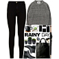 #rainyday #sweaterweather #StreetStyle #rainydaystyle