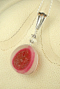 Eco Friendly GENUINE Pink English Sea Glass Necklace