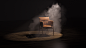 皮椅+光雾场景渲染