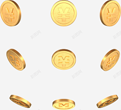 芝芝z采集到漂浮金币素材