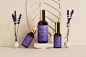 La Lavande — Branding & Packaging : La Lavande is an artisanal skincare brand which develops organic products derived from lavender and immortelle. The plants are locally grown at the founder's farm and their range of products include soap bars, essen