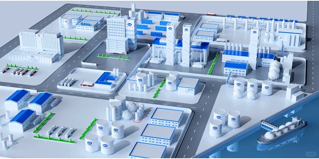 Blender丨工厂可视化3D场景建模 ...