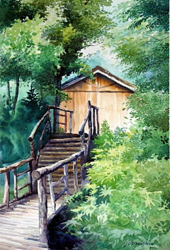 月刊少年冰海菌采集到水彩
