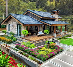 依然『蔚蓝采集到建筑风景