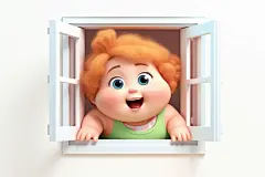 人像女孩孩童儿童模型图片