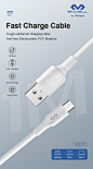 Fast charging data cable for iphone