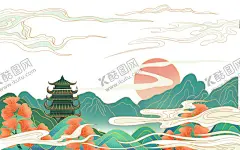 国潮山水png 【酷图网】插画,国风古风,山水画,彩绘山水,手绘山水,新中式山水,油伞山水,风景画,中式装饰画,无框画挂画,中式背景壁画,客厅沙发画,卧室装饰画,玄关屏风壁画,高山山峰山脉,意境写意,装饰画挂画,玄关,国潮山水,山水,山,松,国潮,国潮风,水墨,云,仙山,山水素材,祥云