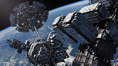 CG原画画集/油画素材采集到科幻类 角色 人物 机械 机甲人设 参考 素材 CG 游戏原画