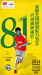 TCL-追忆2014世界杯-内马尔 平面设计 新媒体海报