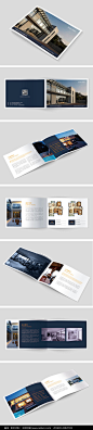蓝色简约室内装饰设计案例画册