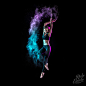 Moving Particles : Photographer: Radu EnacheModel: Anca SurduI enjoyed myself working on this project because I had the opportunity to work with three things I love: movement, colour gels and my wonderful girlfriend.