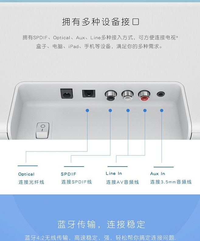 小米（MI） 电视音响家用台式客厅回音壁...