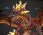 Caudeus, Magma Tail Dragon, Andres Castaneda : Dragon model I've been working on for a while. <br/>I was responsible for all aspects Concepting, modeling, texturing and rigging. <br/>Hope you like it!