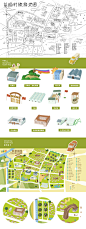 前杨旅游观光地图手绘-古田路9号-品牌创意/版权保护平台