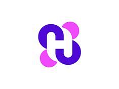 H Lettermark  Logo. ...