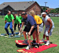 Giant foot yard game