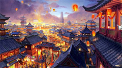 小象青蛙采集到古代街道