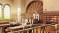 Courtroom, Danil Prokoshev : Background "Courtroom" 
______________________________________________ 
Background made in Blender 3D with post-production in Photoshop_场景（日式） _日系-室内采下来 #率叶插件 - 让花瓣网更好用#