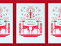 Shot of our letterpressed Christmas card. Wishing all of our family, friends, and clients a wonderful holiday season!