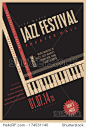 Jazz music, poster background template. 20 deg. rotation. 正版图片在线交易平台 - 海洛创意（HelloRF） - 站酷旗下品牌 - Shutterstock中国独家合作伙伴