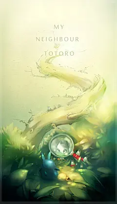 一组宫崎骏作品的手机壁纸！美到窒息！留赞收图吧 ​​​​