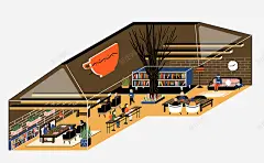 设计新生态巨幅动态插画展览插画商业插画鱼阿摇原创作 鱼阿 UI图标 设计图片 免费下载 页面网页 平面电商 创意素材