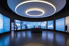 科技创享现代科技展厅摄影图