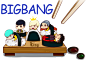 寿司BIGBANG,2013年绘画作品【禁商用二改】