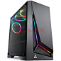 【安钛克DP301M】安钛克（Antec）暗黑系-弑星者M（DP301M）钢化玻璃侧透电脑机箱 A RGB幻彩灯条 支持MATX 280水冷【行情 报价 价格 评测】-京东
