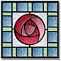Mackintosh rose stained glass - Поиск в Google