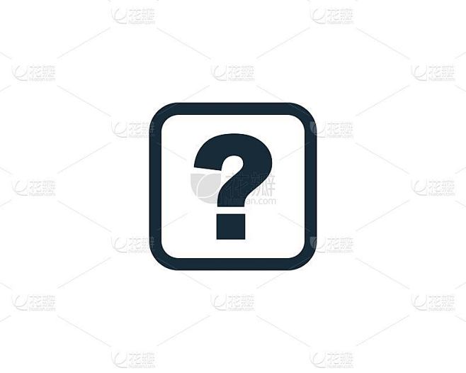 问号图标设计模板元素