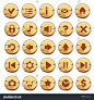 Set Gold Round Buttons Vector Game 스톡 벡터(로열티 프리) 244879855