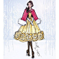 当迪士尼的公主们穿上华丽的秋冬高级成衣，你能认出几个？