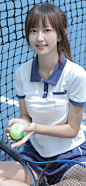 网球少女
采集@别致的七
cr：三三