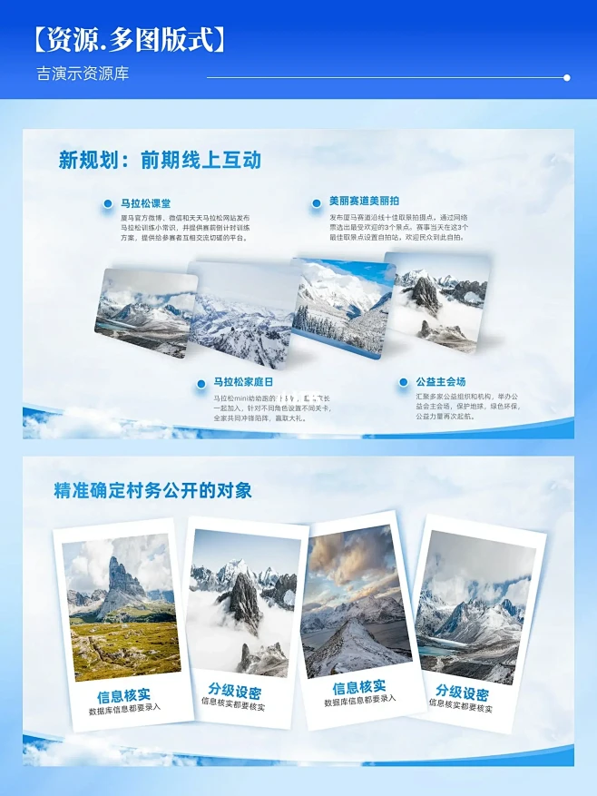 资源|这是一份定制级的多图排版ppt模板！-花瓣网