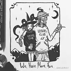 手绘丨如何“画活”一个骷髅？这些可耐的小骨头，好喜欢