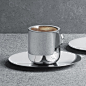 Georg Jensen Tea with Georg Espresso Cup with Saucer Set 茶道系列 不鏽鋼 義式咖啡杯