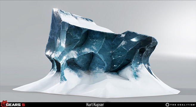 Ice Cliff asset made...