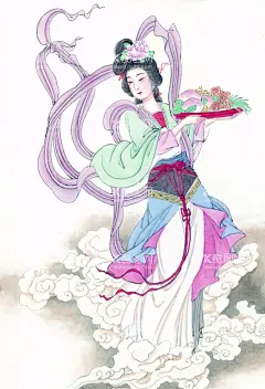 仕女图   - 源文件下载【酷图网】仕女图,古代仕女图,古代美女,仕女工笔画,仙女,