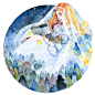 冬夜_木木Wendy__插画师作品_涂鸦王国gracg.com