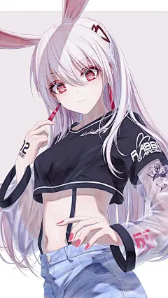 二次元性感粉嫩兔娘手机壁纸  第二辑