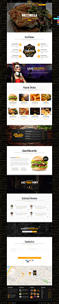 Mozzarella Cafe Bar PSD Template 