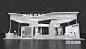 现代BOE京东方B15X20-四面开口5.5m展览展示展台模型3D模型