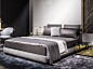 床 YANG BED WIDE By Minotti : 下载产品目录，并向制造商Yang bed wide By minotti，索取床 的报价